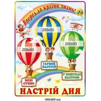 Стенд Настрій дня з повітряними кулями